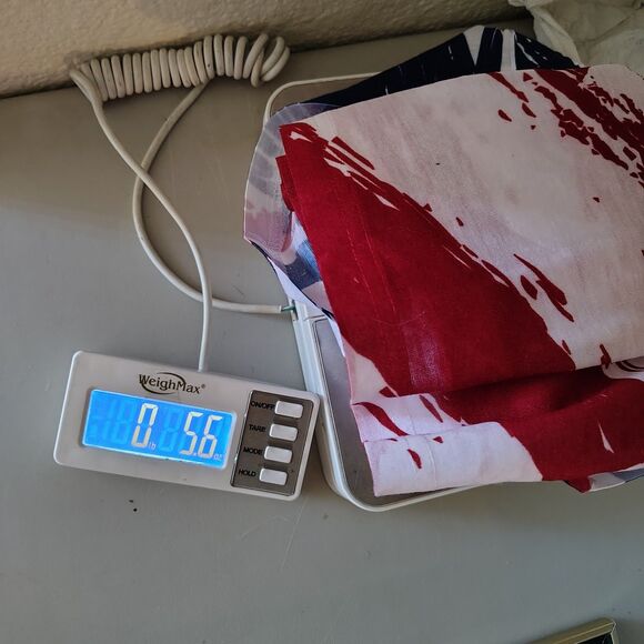 Womens Indigo Soul American Blouse Large Patriotic Rhinestones Stars and Stripes - Picture 6 of 6